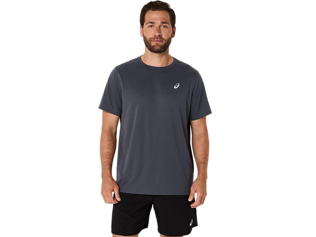 ASICS SILVER SS TOP - Carrier Grey
